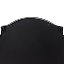 Load image into Gallery viewer, Matt black curved ornate mirror
