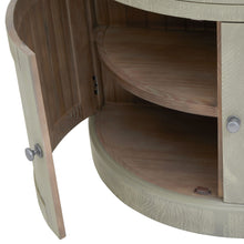 Afbeelding in Gallery-weergave laden, Saltaire collection half moon 2 door cupboard with drawer
