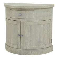 Afbeelding in Gallery-weergave laden, Saltaire collection half moon 2 door cupboard with drawer
