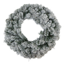 Load image into Gallery viewer, Snowy pine large wreath
