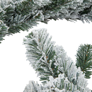 Snowy pine garland