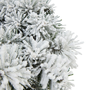 Snowy pine garland