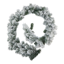 Load image into Gallery viewer, Snowy pine garland
