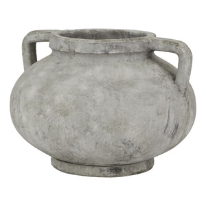 Siena stone coloured Pelike Pot in two sizes