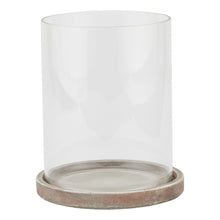 Load image into Gallery viewer, Amalfi stone &amp; glass hurricane lanterns in three colours &amp; two sizes
