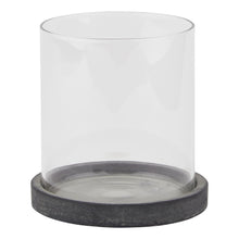 Load image into Gallery viewer, Amalfi stone &amp; glass hurricane lanterns in three colours &amp; two sizes

