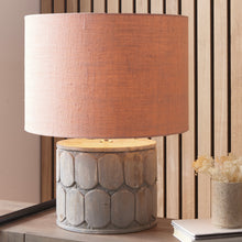 Lade das Bild in den Galerie-Viewer, Linen 30cm cylinder lampshade in a range of colours
