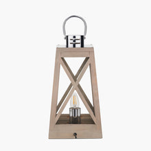 Afbeelding in Gallery-weergave laden, Table lamp in white or grey wash, Devon table lantern
