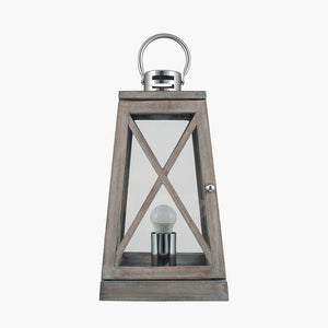 White or grey wash Devon table lantern