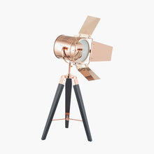 Load image into Gallery viewer, Film tripod copper floor lamp in two sizes
