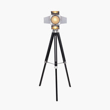 Afbeelding in Gallery-weergave laden, Film tripod silver floor lamp in two sizes

