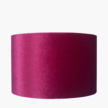 Charger l&#39;image dans la galerie, Velvet 30cm Cylinder shade in a range of colours
