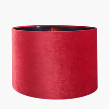 Load image into Gallery viewer, Velvet 30cm Cylinder shade in a range of colours
