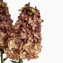 Load image into Gallery viewer, Burgundy spear faux hydrangea
