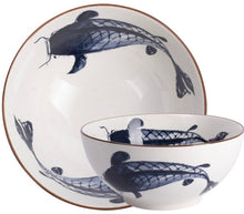 Load image into Gallery viewer, Japanese Koi plate &amp; bowls
