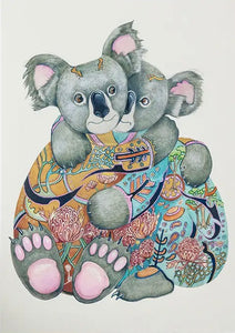 Koalas bears - greeting card