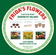 Load image into Gallery viewer, Frida&#39;s Flowers. Eco grow your Own plant, gardening kit.
