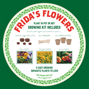 Frida's Flowers. Eco grow your Own plant, gardening kit.