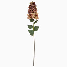 Load image into Gallery viewer, Burgundy spear faux hydrangea
