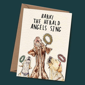 Bark Angels Card - Christmas Card