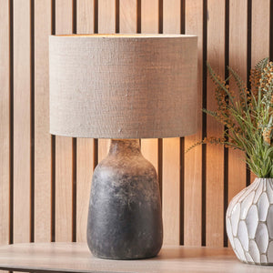 Linen 35cm cylinder lampshade in a range of colours