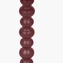 Lade das Bild in den Galerie-Viewer, Side table bobble stem leg design in burgundy, adding unique style for modern interiors.
