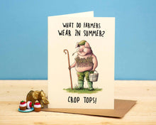 Charger l'image dans la galerie, Greetings card - Crop Top Card - Farmer Card
