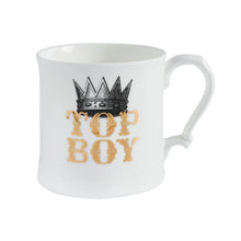 Carica l&#39;immagine nel visualizzatore di Gallery, Top Boy, fine bone china boxed mug
