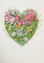 Afbeelding in Gallery-weergave laden, The Grass Heart - greeting card
