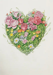 The Grass Heart - greeting card