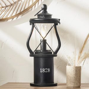 Antique style wooden lantern in three colours