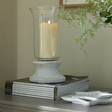 Load image into Gallery viewer, Stone based hurricane lantern
