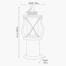 Load image into Gallery viewer, Antique style wooden lantern in three colours
