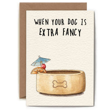 Carica l'immagine nel visualizzatore di Gallery, Greetings card, Fancy Dog Card
