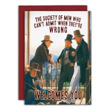 Carica l'immagine nel visualizzatore di Gallery, Greetings card, Society of Men card
