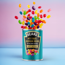 Load image into Gallery viewer, Jelly Bean Birthday Tin, my fave human bean gift
