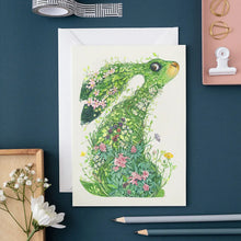 Indlæs billede til gallerivisning The Hare from the wild wood - greeting card
