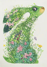 Indlæs billede til gallerivisning The Hare from the wild wood - greeting card
