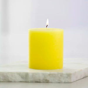 Rustic Pillar candle