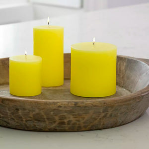 Rustic Pillar candle