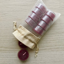 Load image into Gallery viewer, Rustic coloured tealights - bag of ten
