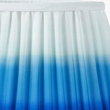 Charger l'image dans la galerie, Lampshade hand pleated in ombre colors of blue from Designers Guild, featuring a contemporary tapered design.
