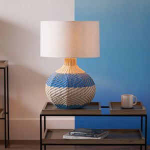 Designers Guild - Brera rattan large table lamp in three colours