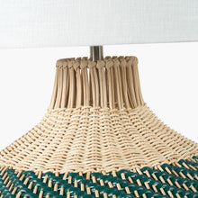 Lade das Bild in den Galerie-Viewer, Designers Guild - Brera rattan large table lamp in three colours
