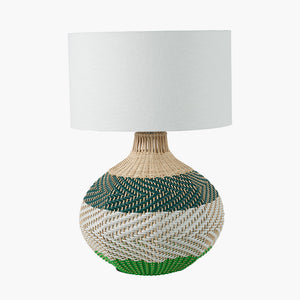 Designers Guild - Brera rattan large table lamp in three colours