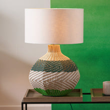 Lade das Bild in den Galerie-Viewer, Designers Guild - Brera rattan large table lamp in three colours
