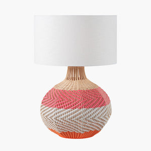 Designers Guild - Brera rattan large table lamp in three colours