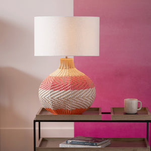 Designers Guild - Brera rattan large table lamp in three colours