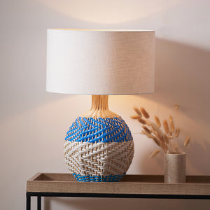 Designers Guild - Brera rattan small table lamp in three colours