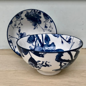 Japanese peony plates & bowls